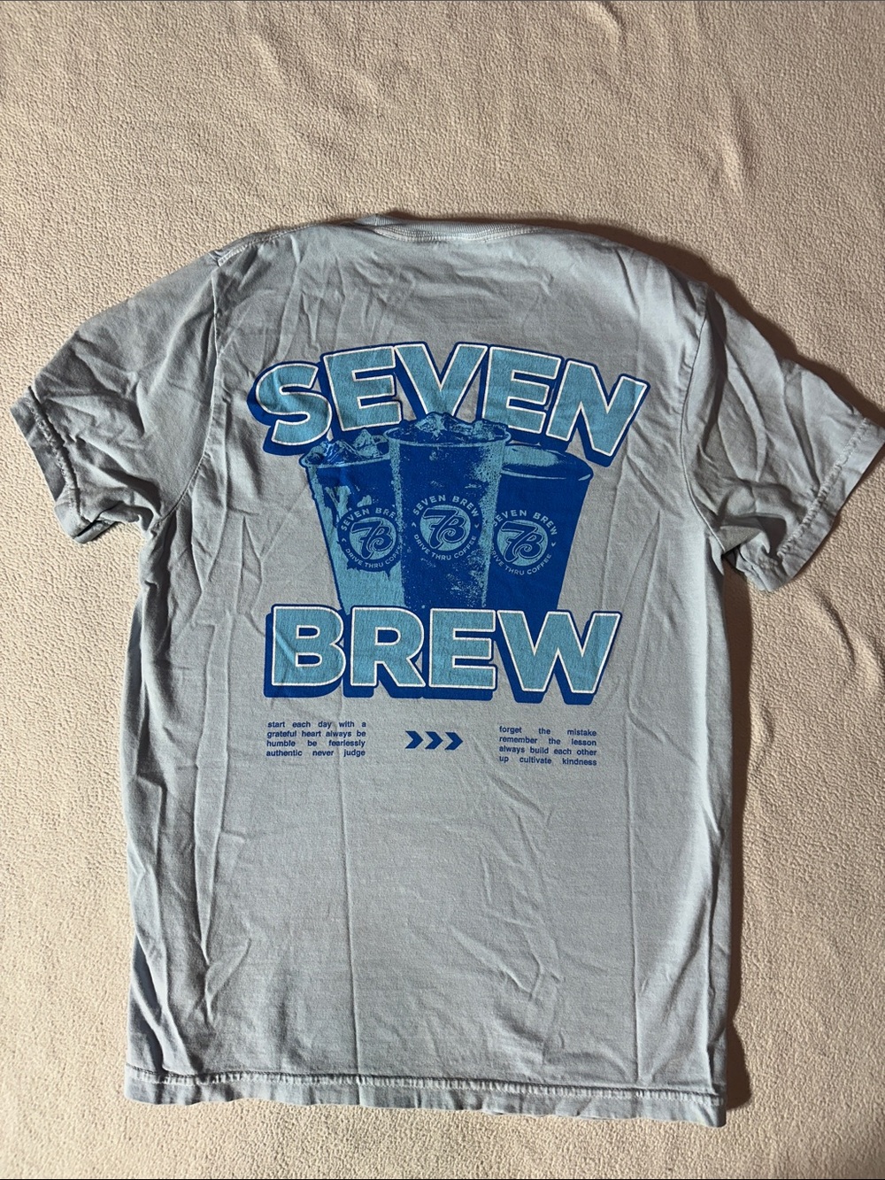 7 Brew T-shirts S/M - Picture 2 of 3